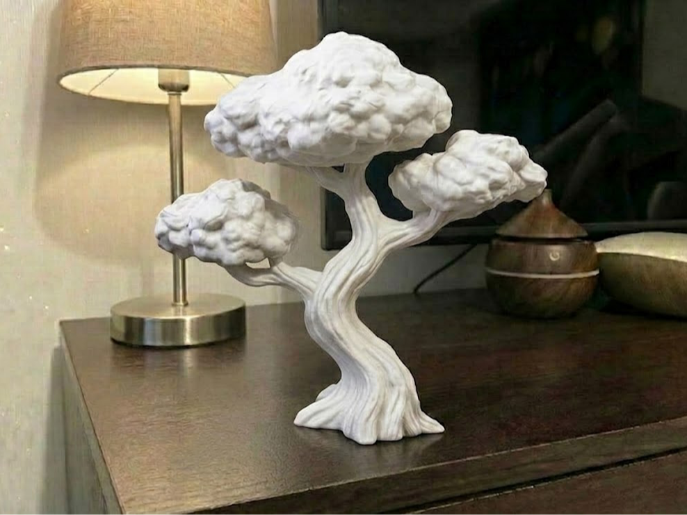 Zen Bonsai Cloud Tree: Japanese Sakura & Miniature