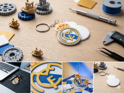 Real Madrid Club de Futbol Keychain