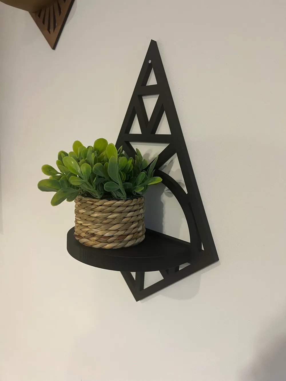 Art Deco Wall Shelf – Black Edition - Free 3D Print Model - MakerWorld