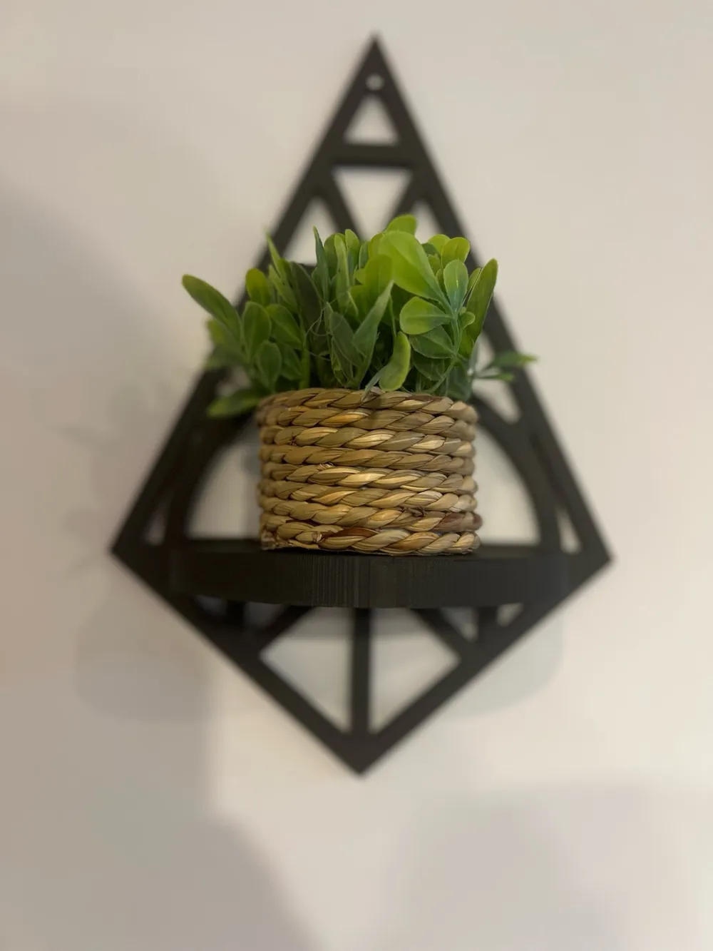 Art Deco Wall Shelf – Black Edition - Free 3D Print Model - MakerWorld