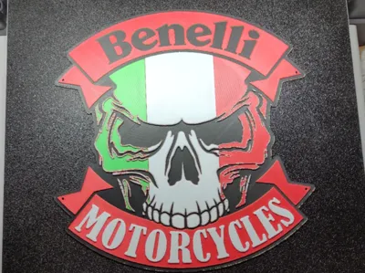 Hueforge vintage moto BENELLI