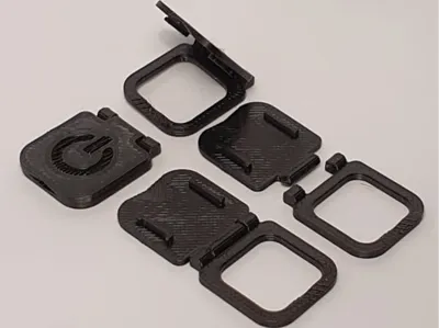 Button Cover / Security Cap - Snap-fit