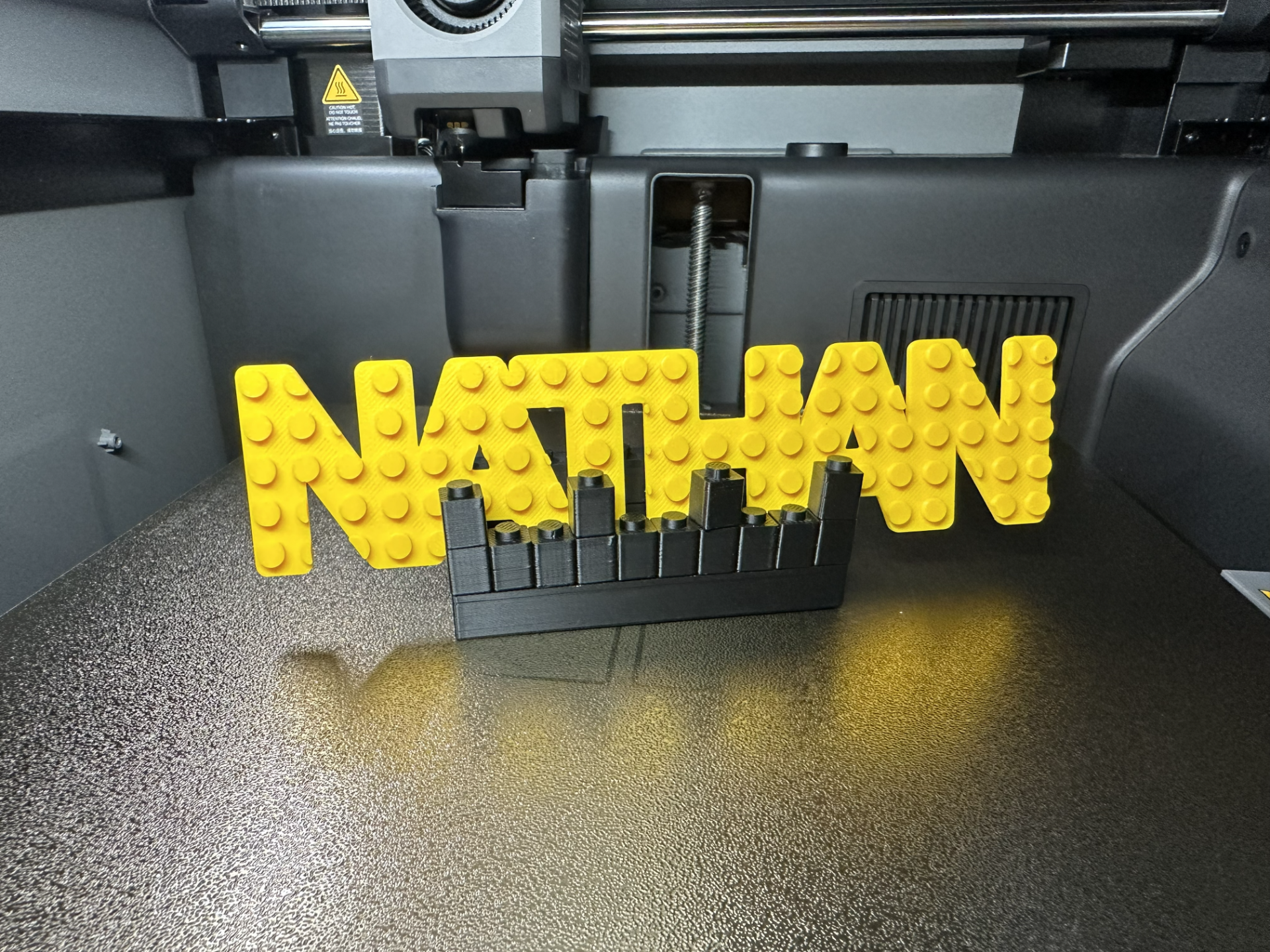 Custom brick Nameplate and Stand