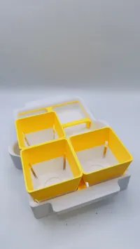 Big cells with plugs and spacer