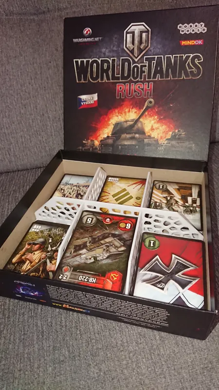 World of Tanks Rush (Mindok) - board game insert