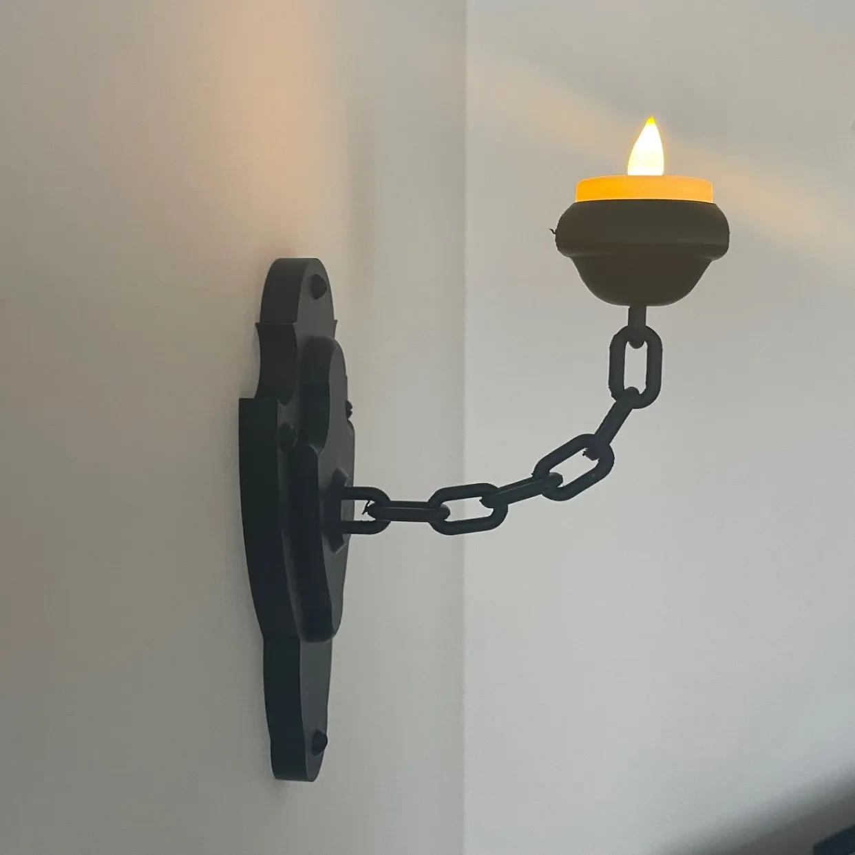 Medieval-Style Wall-Mounted Tealight Candle Holder view 4