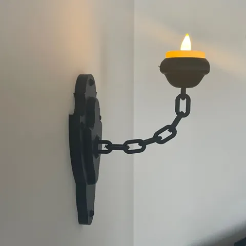 Medieval-Style Wall-Mounted Tealight Candle Holder view 4