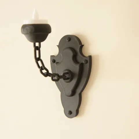 Medieval-Style Wall-Mounted Tealight Candle Holder view 2