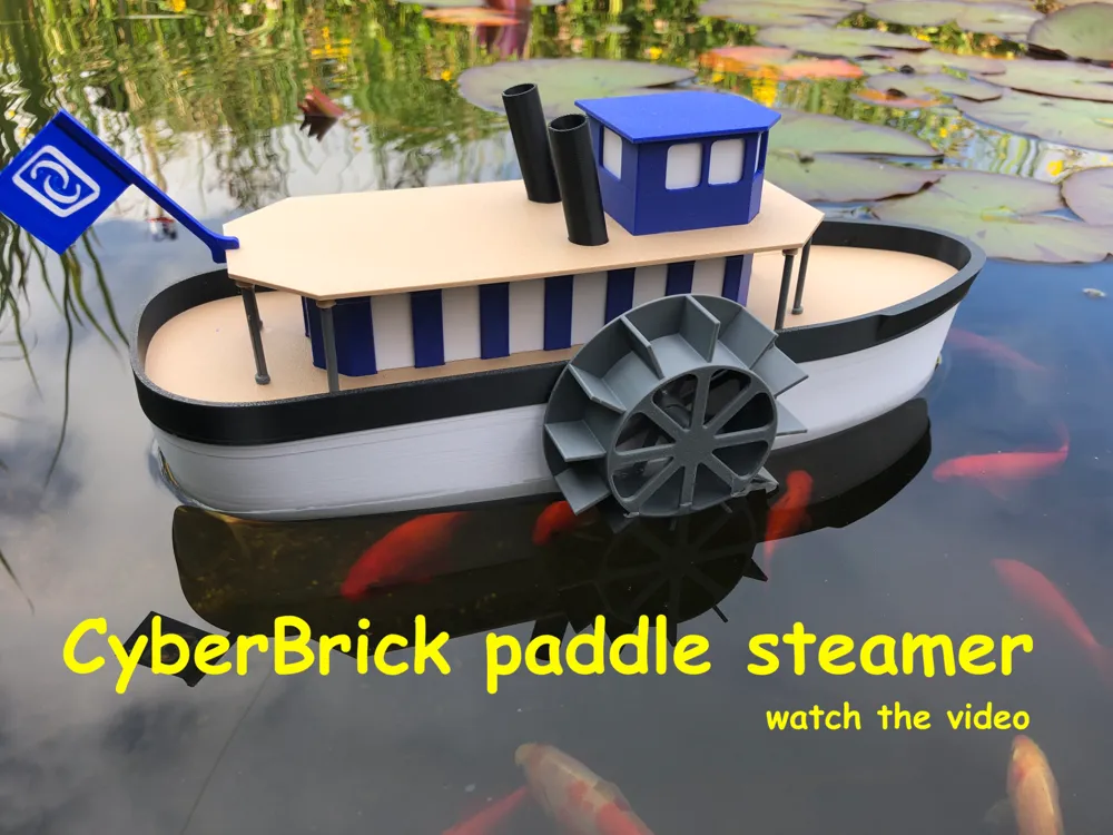 CyberBrick Paddle Steamer