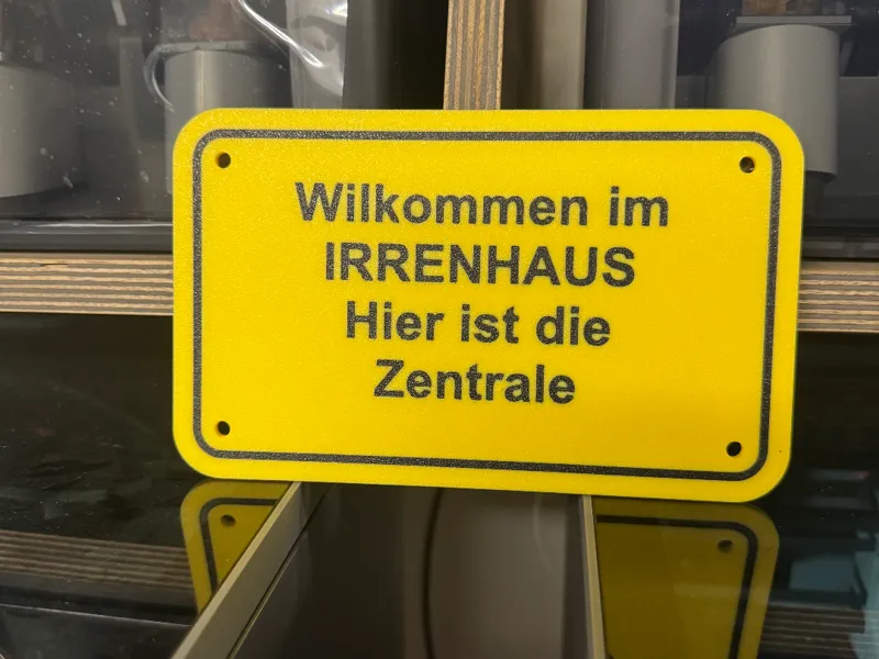 Prank sign