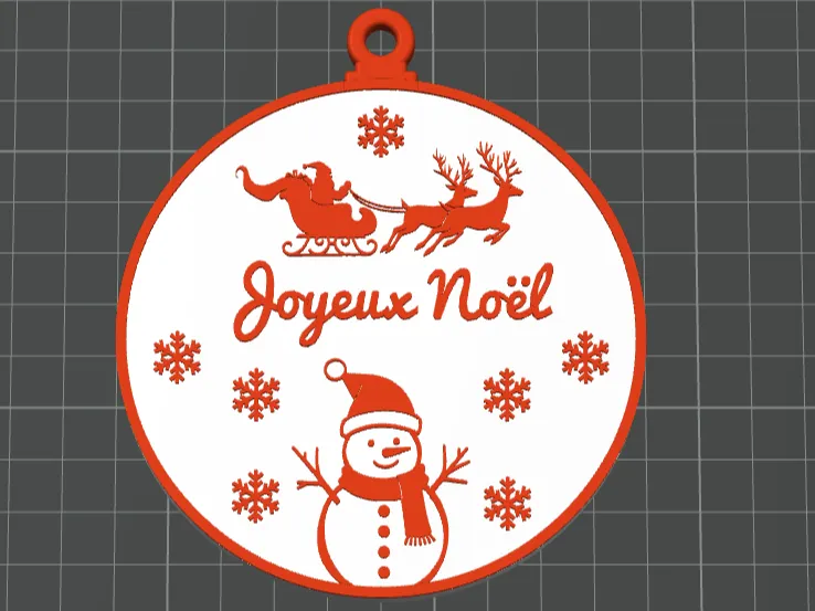 Ornement Joyeux Noël