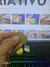 Porte-clés pièce Bitcoin — photo 2