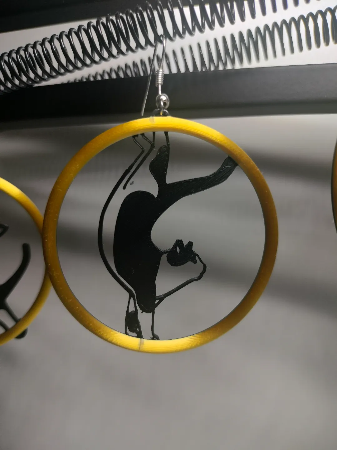 Acrobat cat - earrings 3 designs view 3