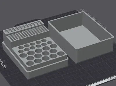 Cool battery organizer AA, AAA, LR44(AG13), CR2032