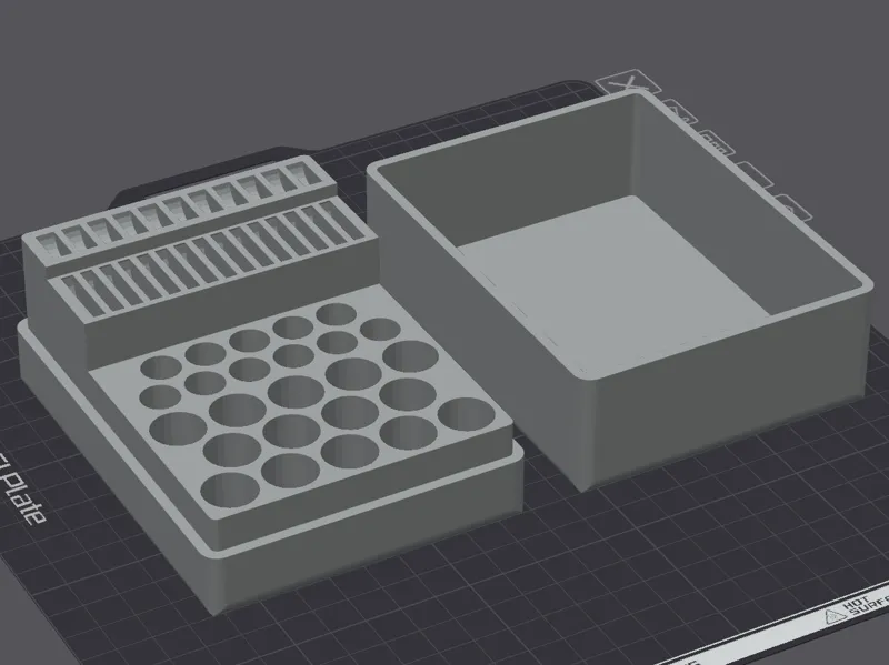 Cool battery organizer AA, AAA, LR44(AG13), CR2032