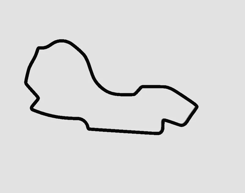 2D Wall Art - Australia Albert park F1 circuit