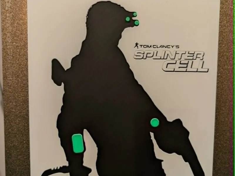 Spinter Cell - Sam Fisher Shadow Outline Hueforge.