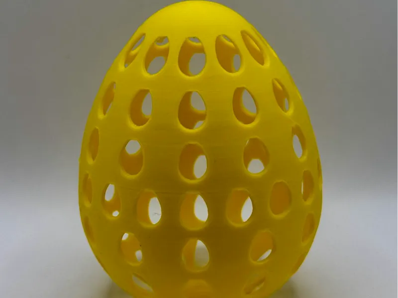 Egg almost pickleball (Holes shaped as eggs) 