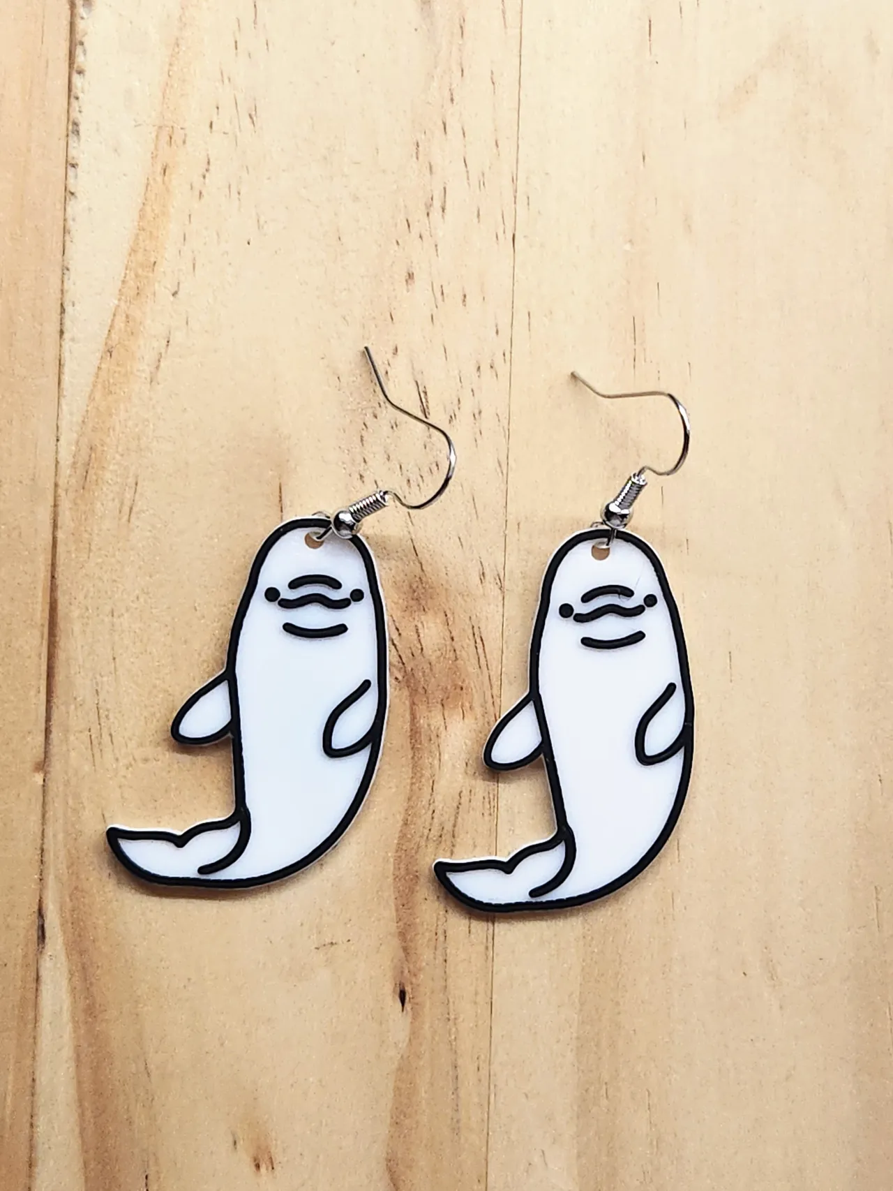 Beluga Earrings view 2