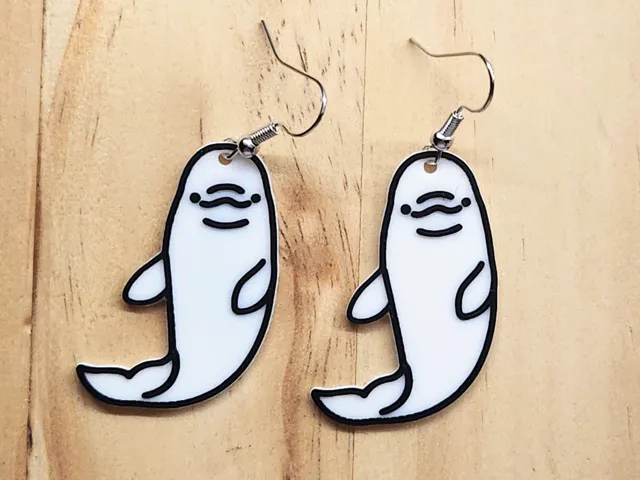 Beluga Earrings