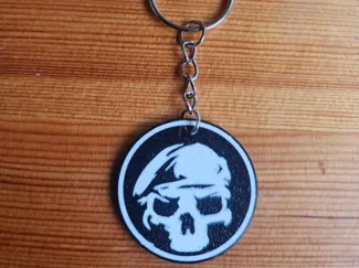 Brothers in arms keychain