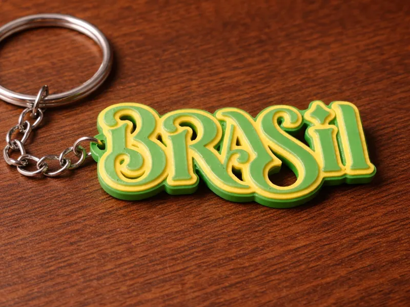Brasil Keychain