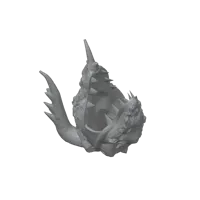Topper de paille tête de dragon — photo 4