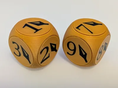 Flesh and Blood - 25mm Damage Dice
