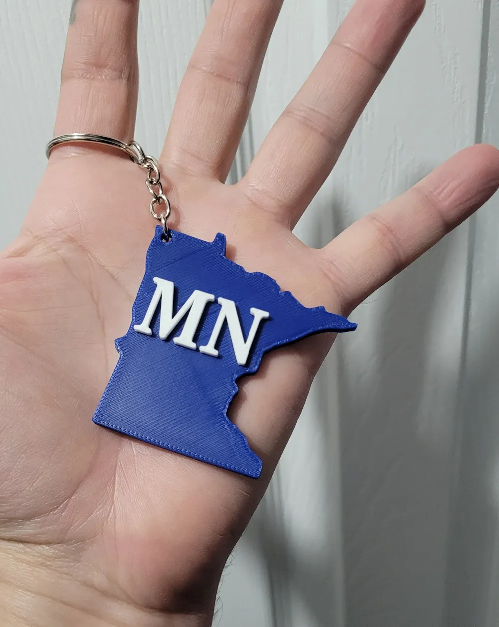 MN State outline keychain by 3D-Eleven MakerWorld: Download Free 3D Models
