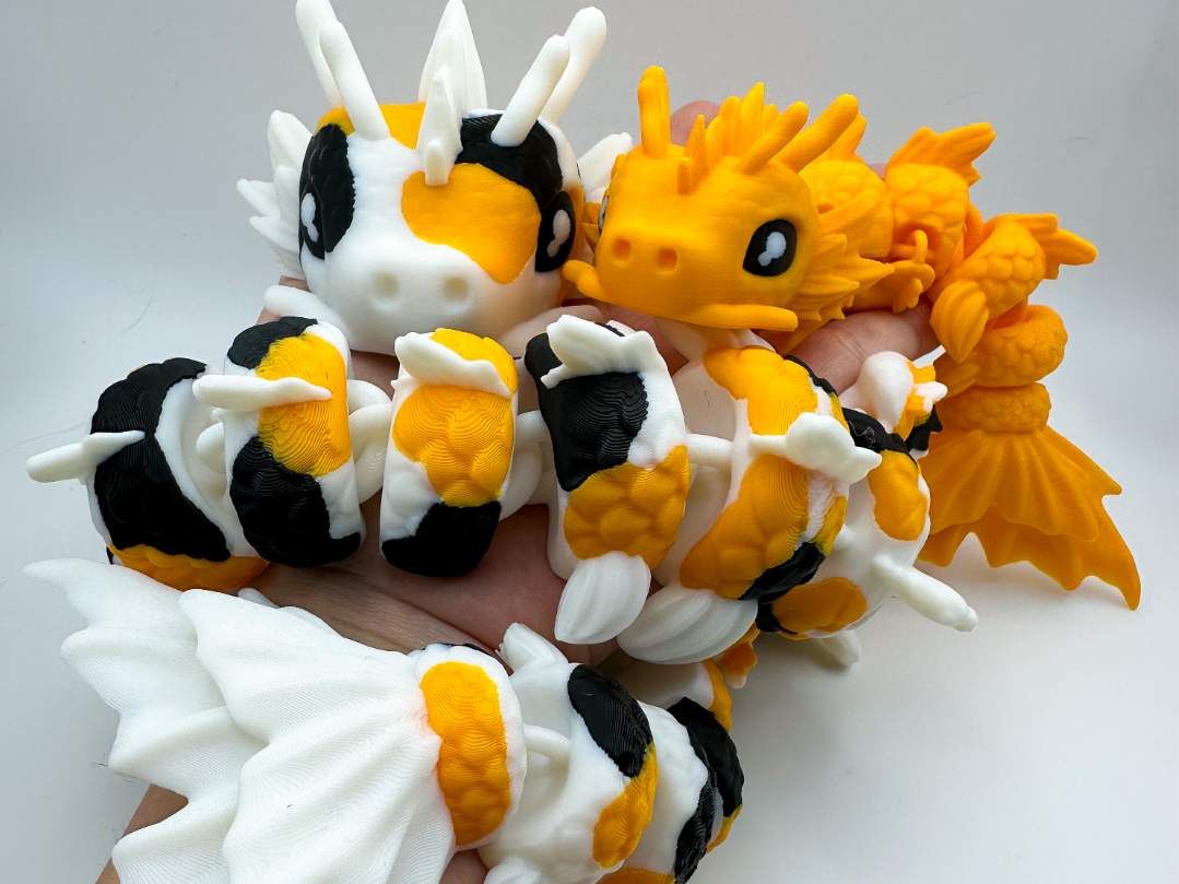 Koi Dragon and Baby Koi Dragon