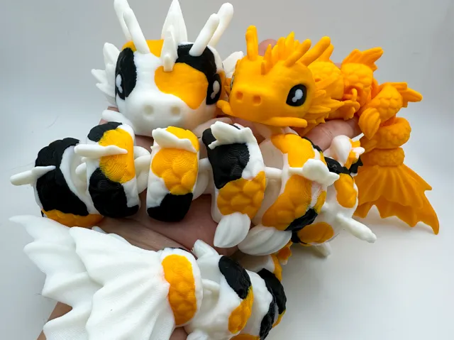 Koi Dragon and Baby Koi Dragon