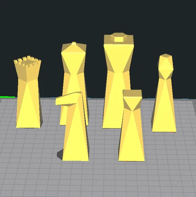 Angular Chess Set
