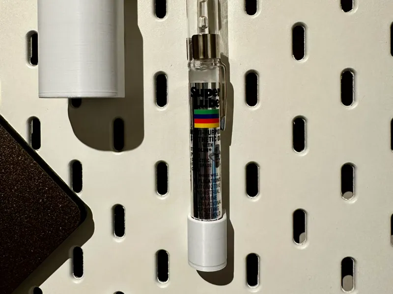Ikea Skadis Super Lube syntetic oil holder