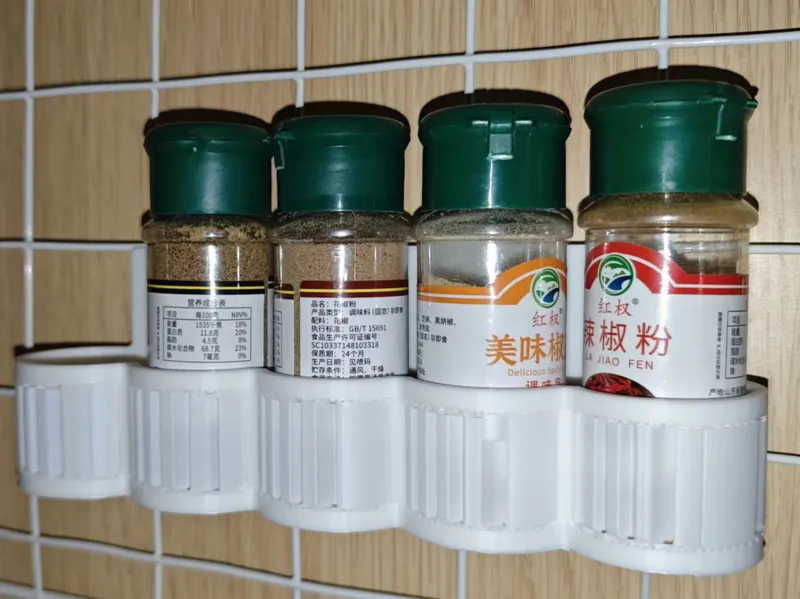 Spice rack for hole plates（洞洞板调料架）