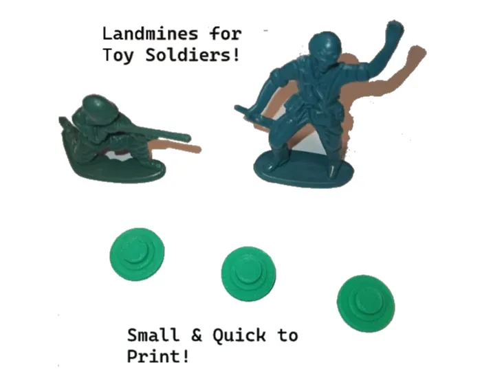 Mini landmines for Toy Soldiers! Fast & Quick