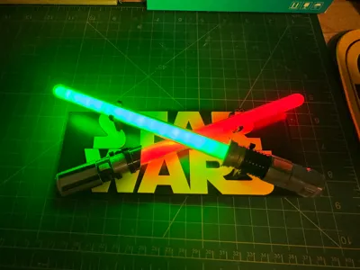 Lightsaber Swizzle Stick Display