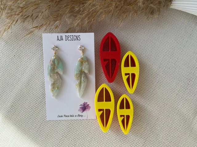 Polymer Clay Earring Mold 60