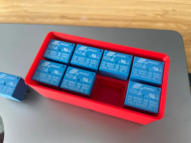 Gridfinity relay bins & trays