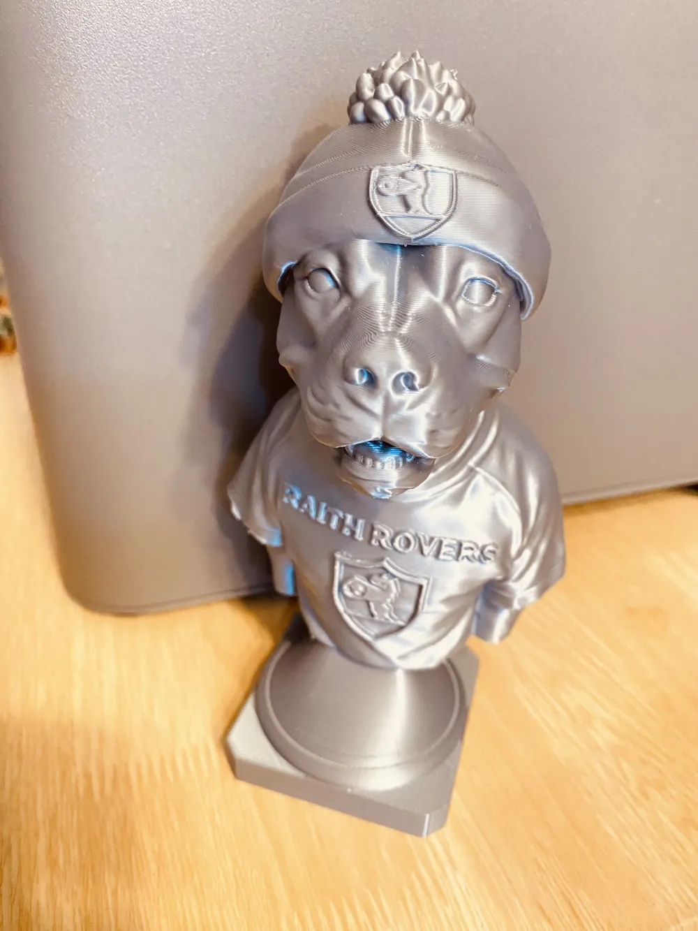 Raith Rovers FC Staffy statue - Free 3D Print Model - MakerWorld