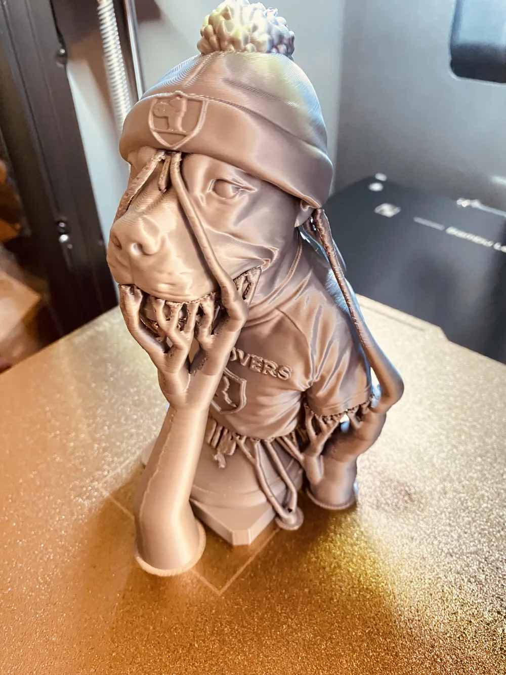 Raith Rovers FC Staffy statue - Free 3D Print Model - MakerWorld