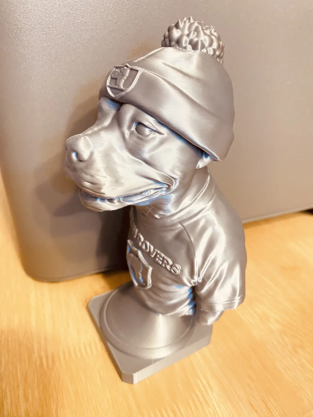 Raith Rovers FC Staffy statue - Free 3D Print Model - MakerWorld