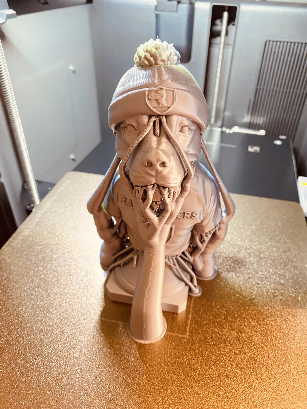Raith Rovers FC Staffy statue - Free 3D Print Model - MakerWorld