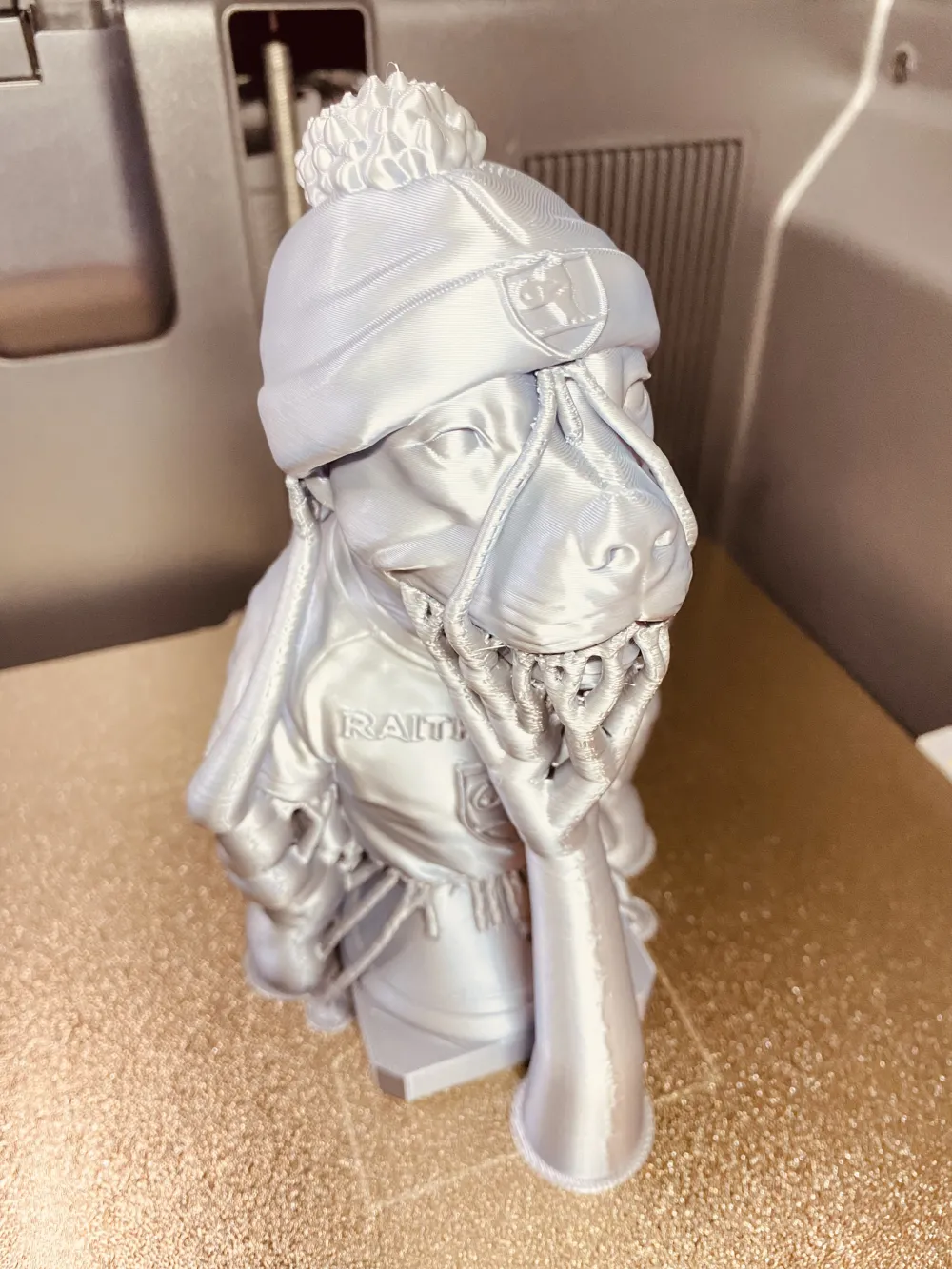 Raith Rovers FC Staffy statue - Free 3D Print Model - MakerWorld