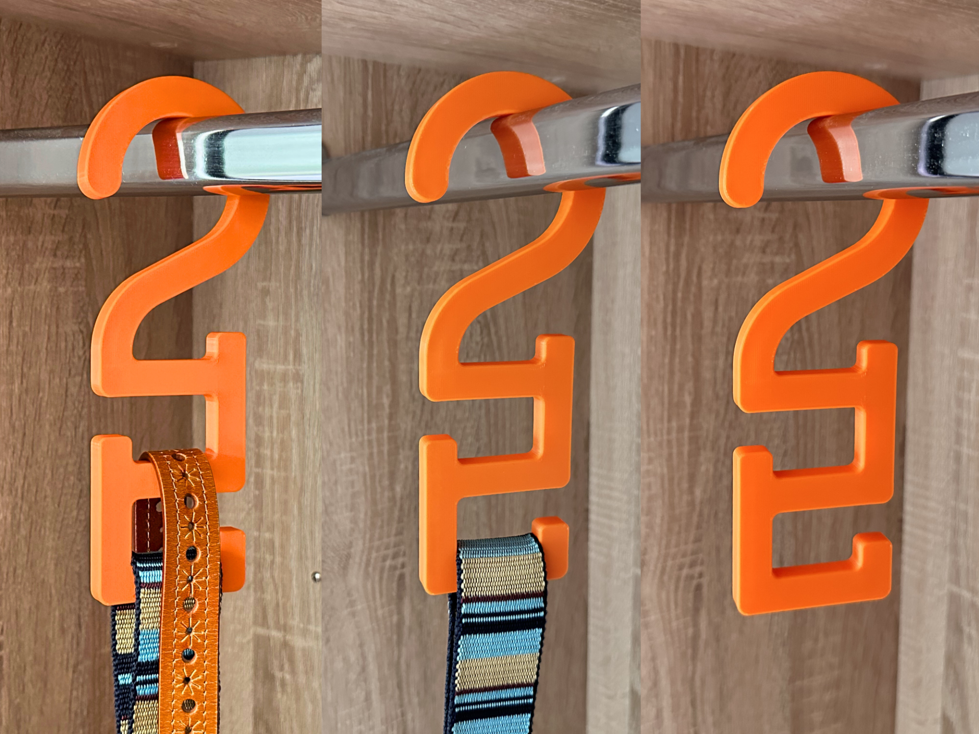 Closet Rod Bag & Belt Hanger