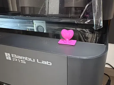P1S 3D Printer Dust Plug for Valentine's Day