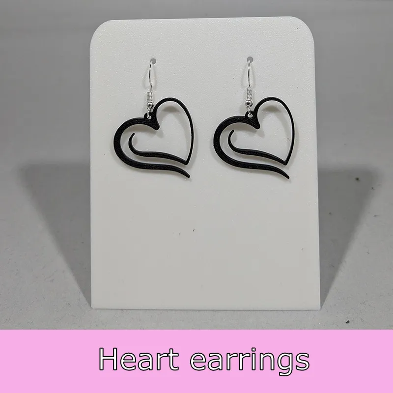 Heart earring - 2 variants view 2