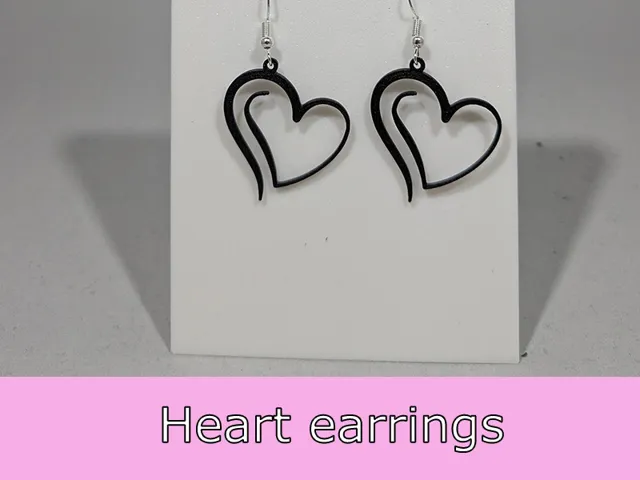 Heart earring - 2 variants