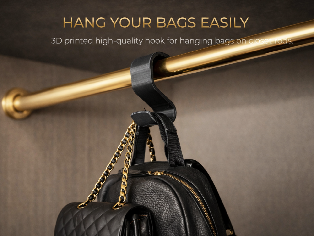 Ultimate Closet Bag Organizer High-Durability Hook