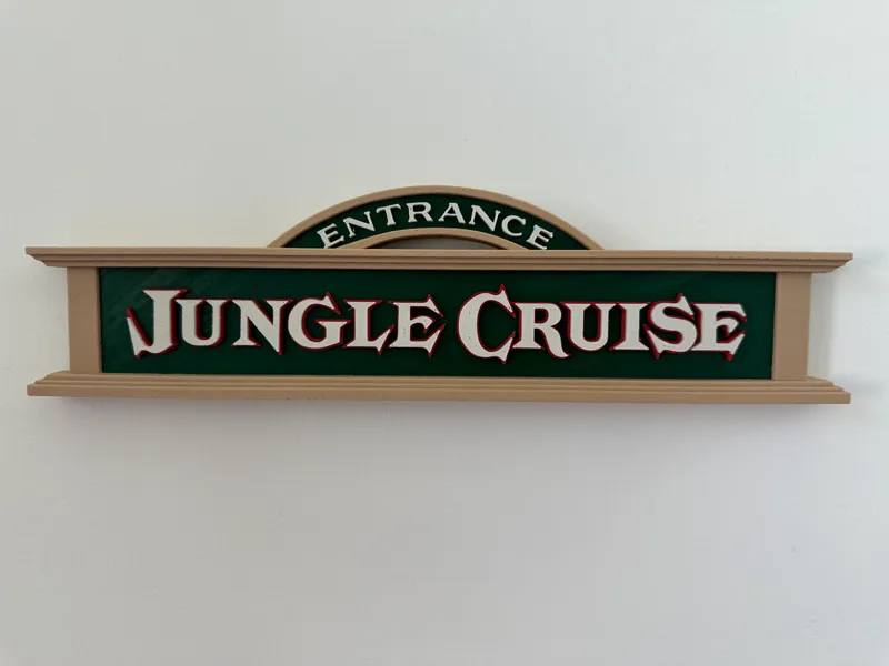 Jungle Cruise Entrance Sign - Disneyland