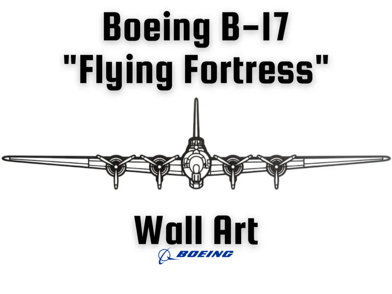 Boeing B-17 "Flying Fortress" Front Wall Art